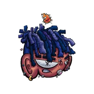 برچسب بدنه موتور سیکلت طرح head 03