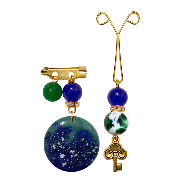 ست سنجاق سینه و گیره روسری کد PM8