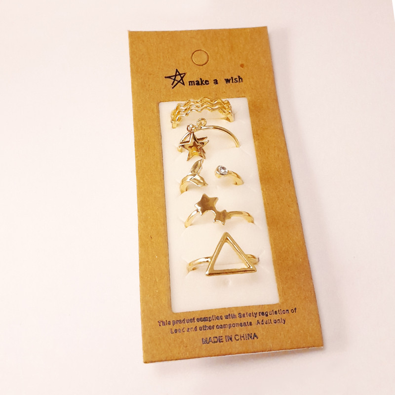 انگشتر زنانه مدل Rns39 مجموعه 5 عددی