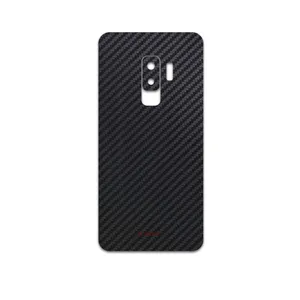MAHOOT Black-Carbon-Fiber Cover Sticker for Samsung Galaxy S9 Plus
