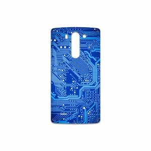 MAHOOT Blue Printed Circuit Board Cover Sticker for LG G3 Beat