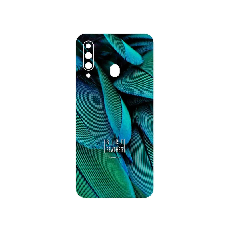 برچسب پوششی ماهوت مدل Green Feather مناسب برای گوشی موبایل سامسونگ Galaxy A60