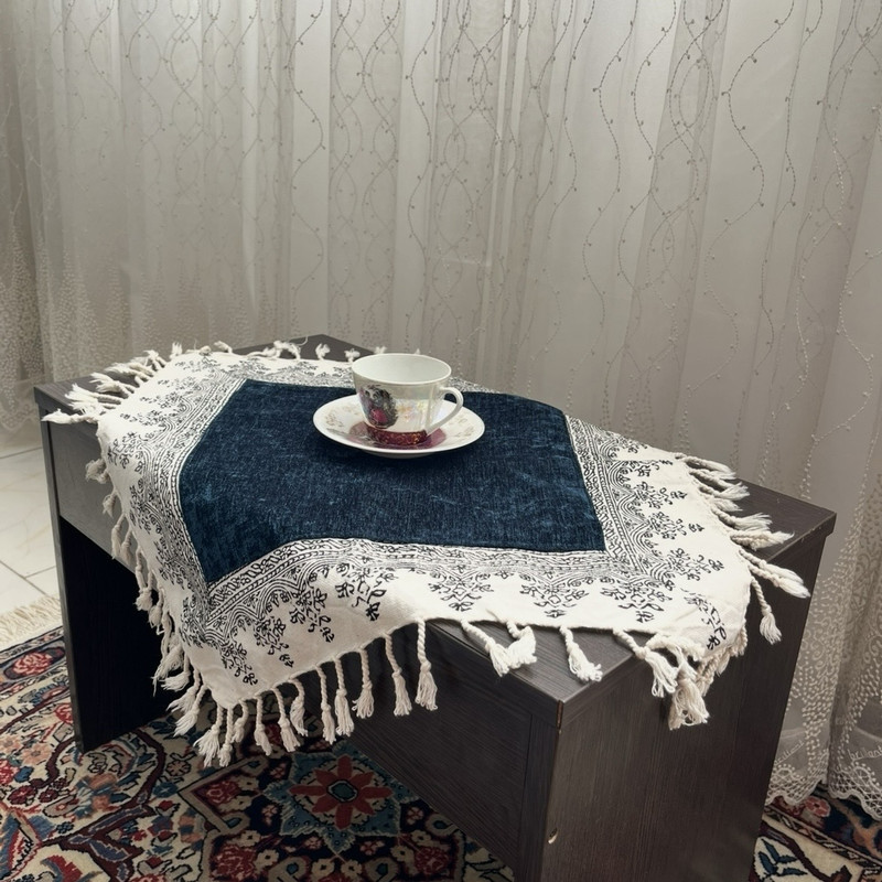 ست رومیزی ۳ تکه مدل مخمل نگار 