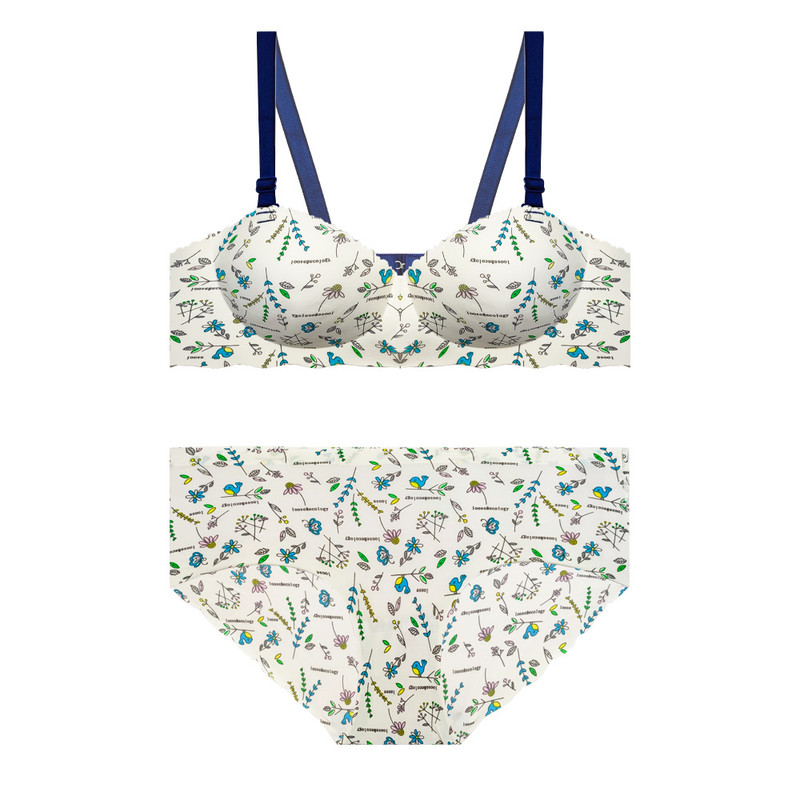 ست شورت و سوتین زنانه مدل اسفنجی دکلته نیم جک لیزری کاپ B کد 3182