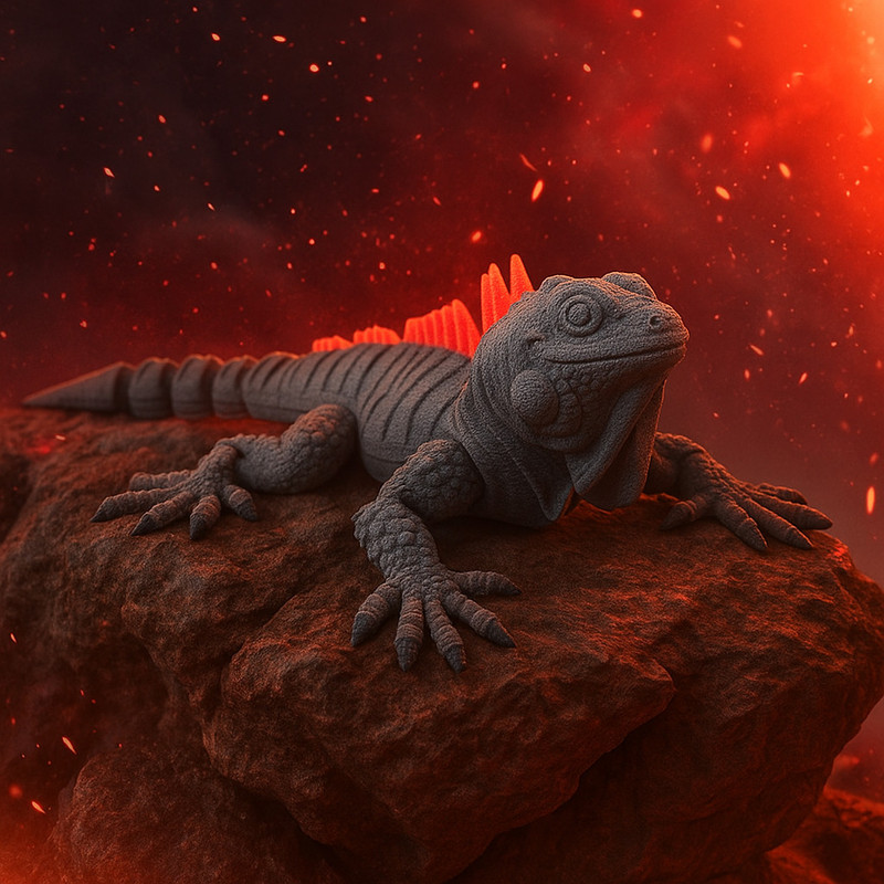 اکشن فیگور مدل سه بعدی طرح آفتاب پرست ارتفاع 8 سانتی متر