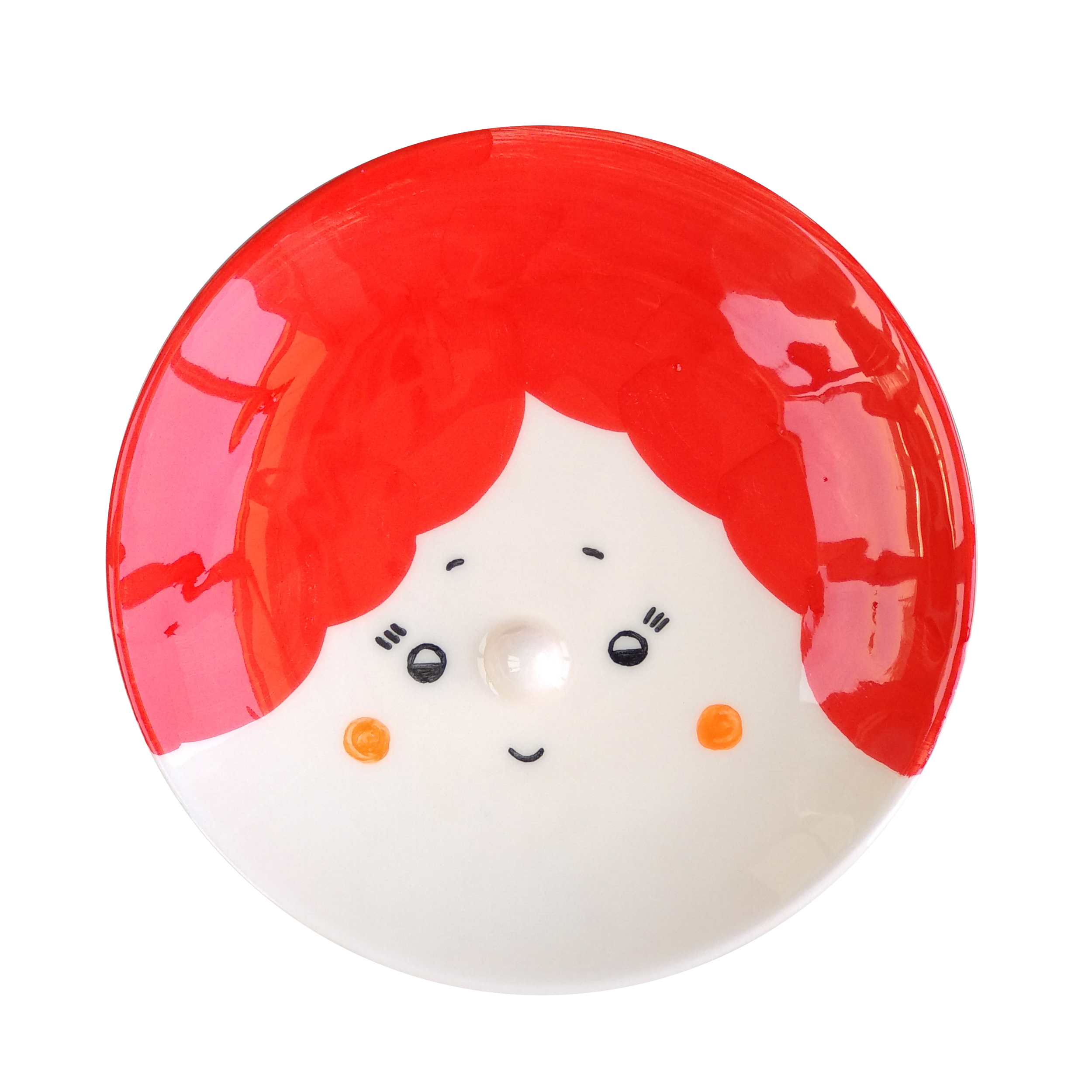  بشقاب سرامیکی سمرسرامیک مدل دختر کد 2