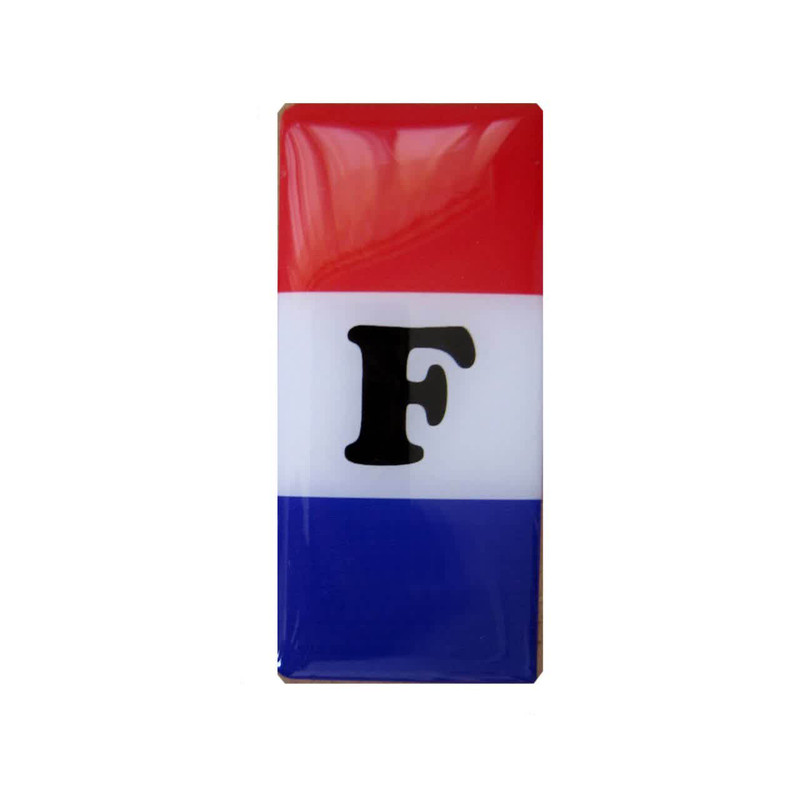 برچسب خودرو مدل F