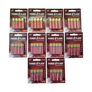 باتری قلمی پاورفلش مدل سوپر آلکالاین بسته ۴۰عددی