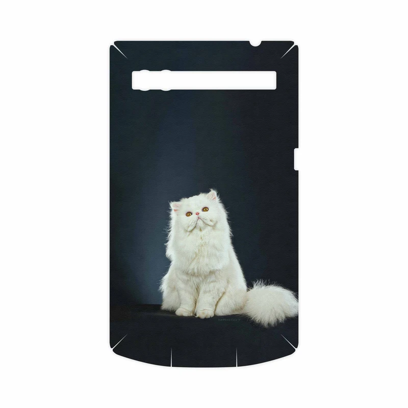 برچسب پوششی ماهوت مدل Persian cat-FullSkin مناسب برای گوشی موبایل بلک بری P9983