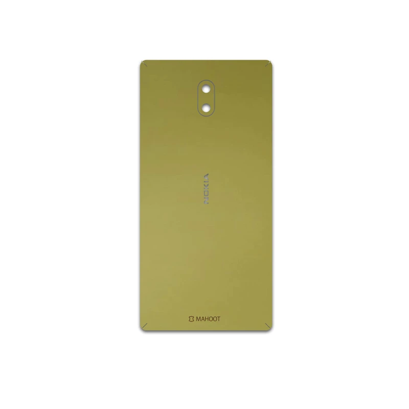 برچسب پوششی ماهوت مدل Matte-Gold مناسب برای گوشی موبایل نوکیا 3