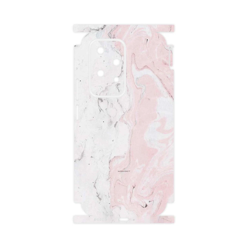 برچسب پوششی ماهوت مدل Blanco_Pink_Marble-FullSkin مناسب برای گوشی موبایل آنر 200 Lite