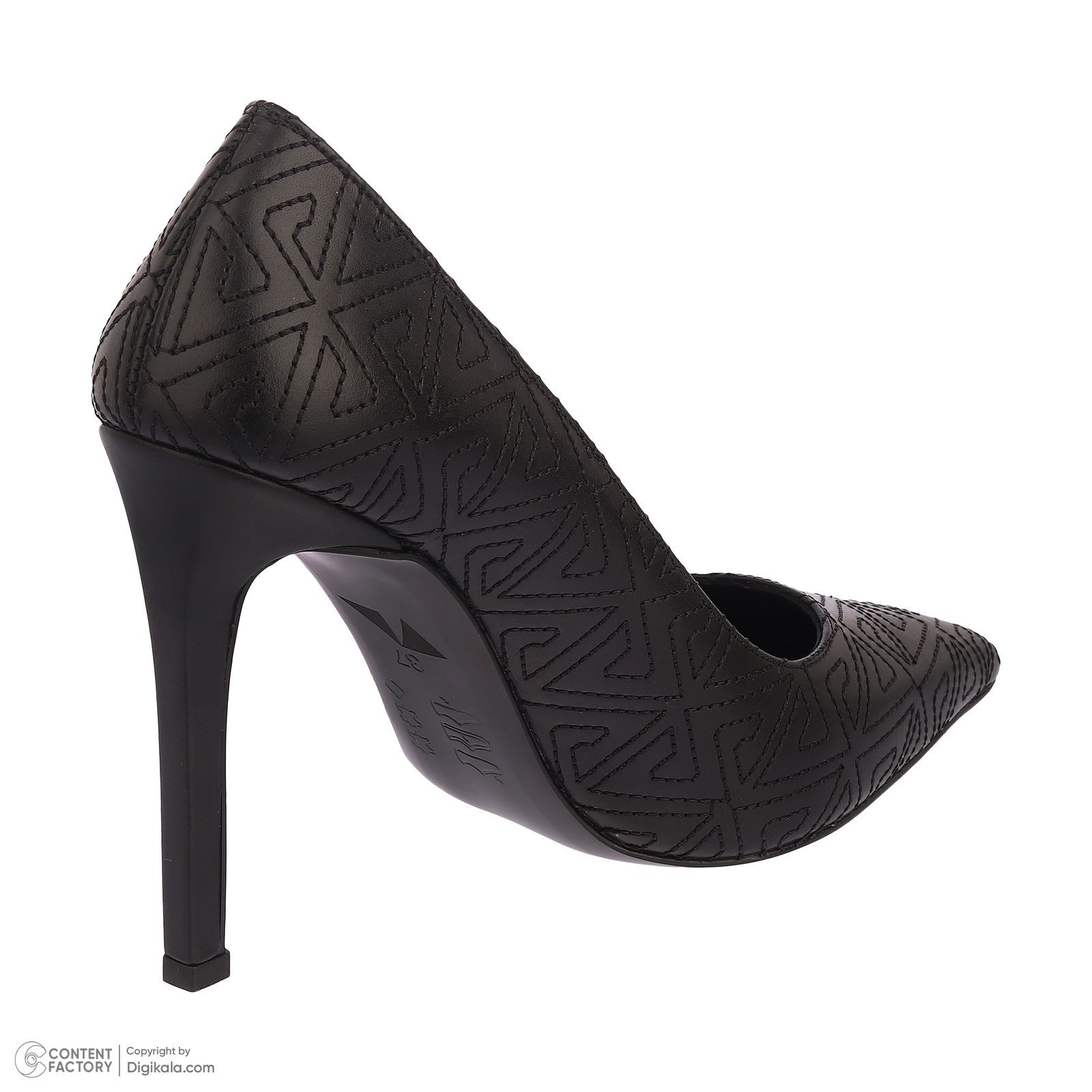 کفش پاشنه‌دار زنانه چرم مشهد مدل J2791-001-37 -  - 6