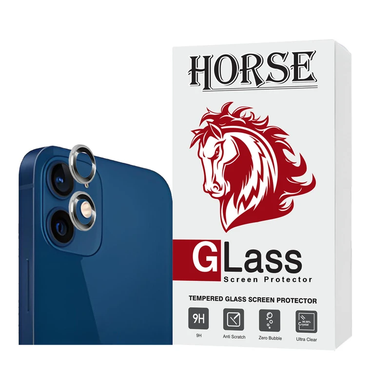 محافظ لنز دوربین هورس مدل RINGISLHR مناسب برای گوشی موبایل اپل iPhone 12 / iPhone 12 mini / iPhone 11