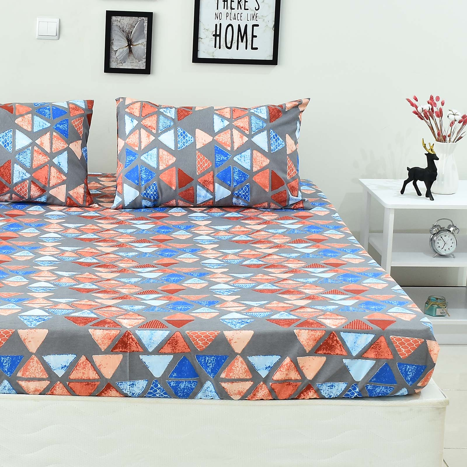 سرویس ملحفه بومرنگ مدل Maral-120 یک نفره 2 تکه