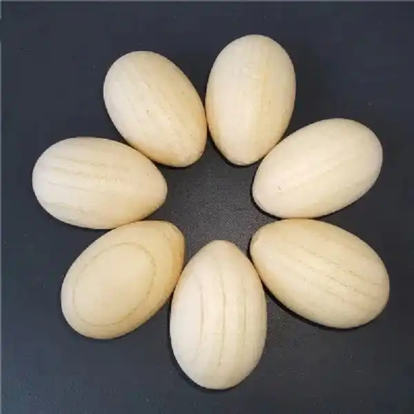 شیکر مدل تخم مرغی چوبی بسته 2 عددی