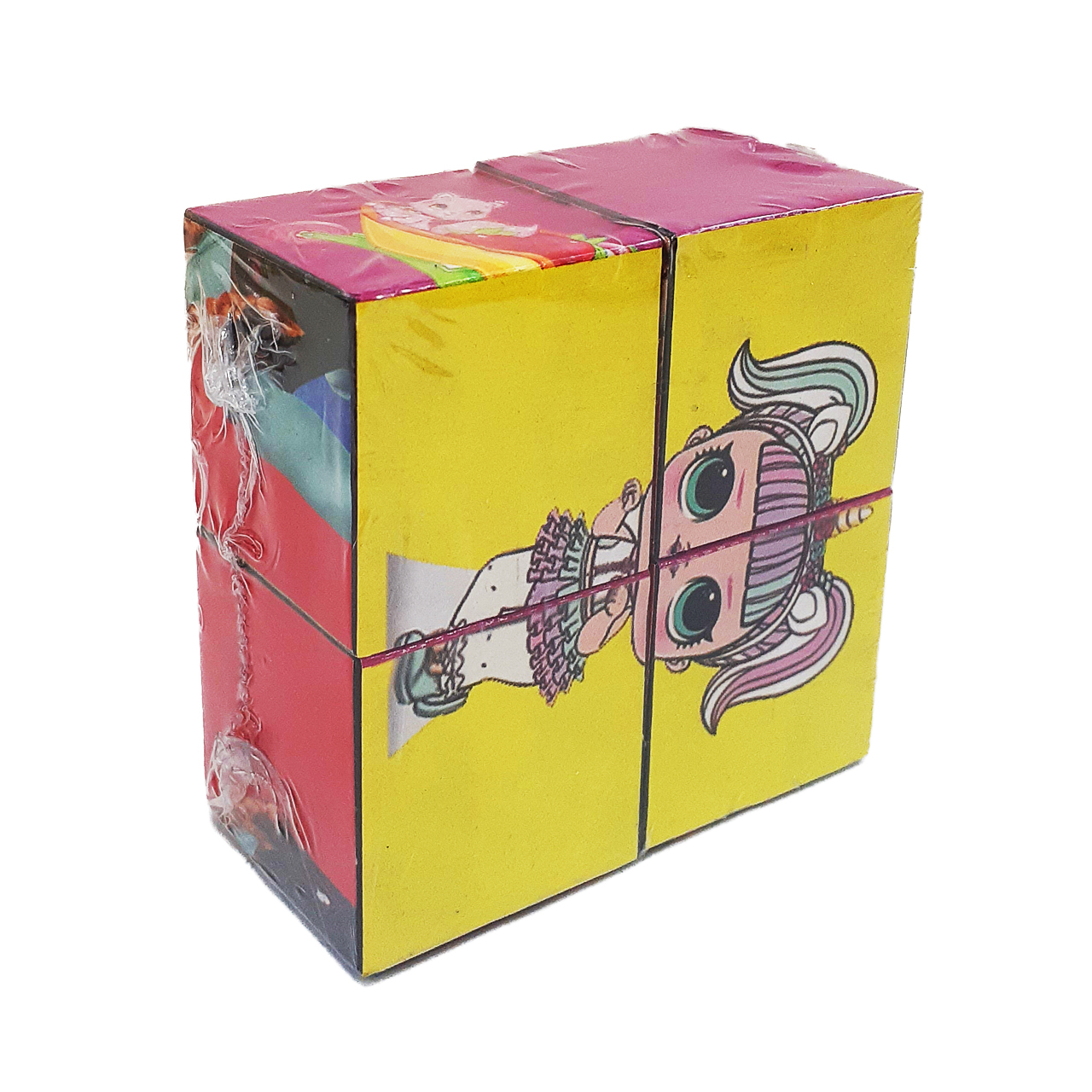 بازی آموزشی مدل پازل 6 وجهی طرح dall کد 006