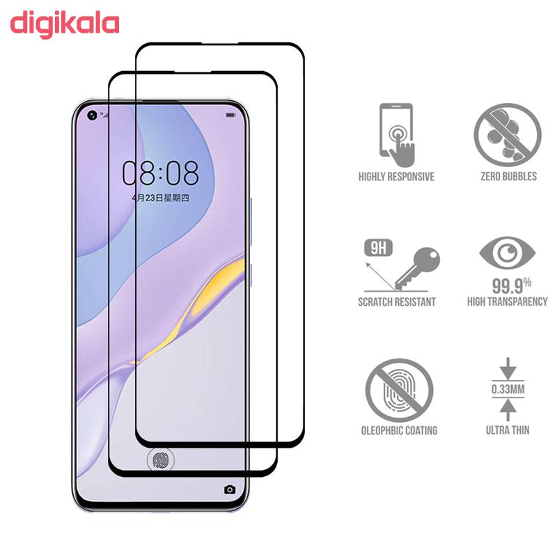 محافظ صفحه نمایش سرامیکی یو سیو مدل js مناسب برای گوشی موبایل هوآوی nova 7 se بسته دو عددی main 1 1