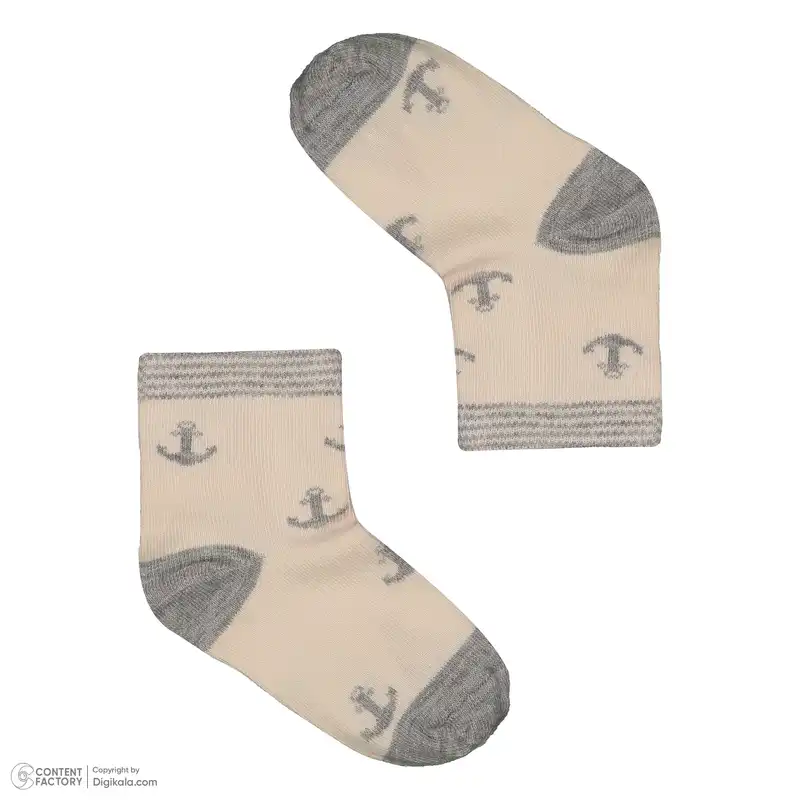 جوراب ساق کوتاه بچگانه ایزی دو مدل 9473003210348 بسته 3 عددی