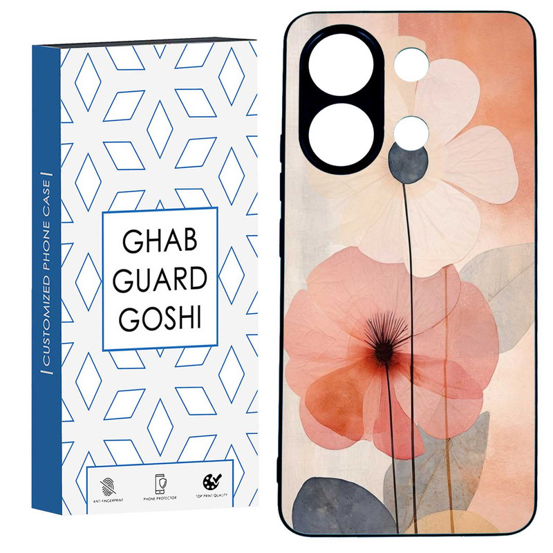 کاور قاب گارد گوشی طرح گل کد TPU-165 مناسب برای گوشی موبایل شیائومی  REDMI NOTE 13 4G