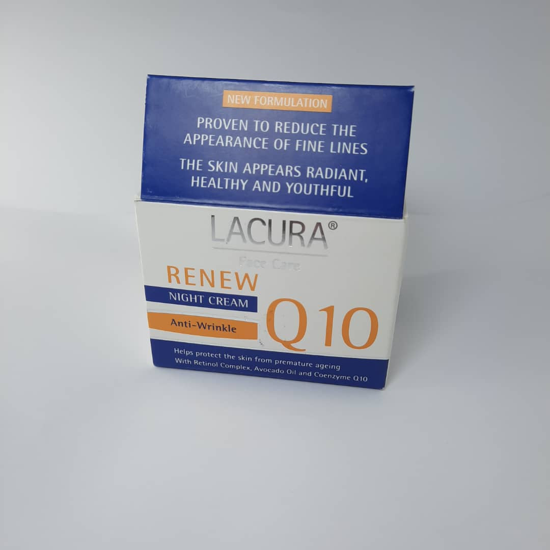 کرم ضد چروک شب لاکورا مدل Q10 حجم 50 میلی لیتر کرم ضد چروک شب لاکورا مدل Q10 حجم 50 میلی لیتر