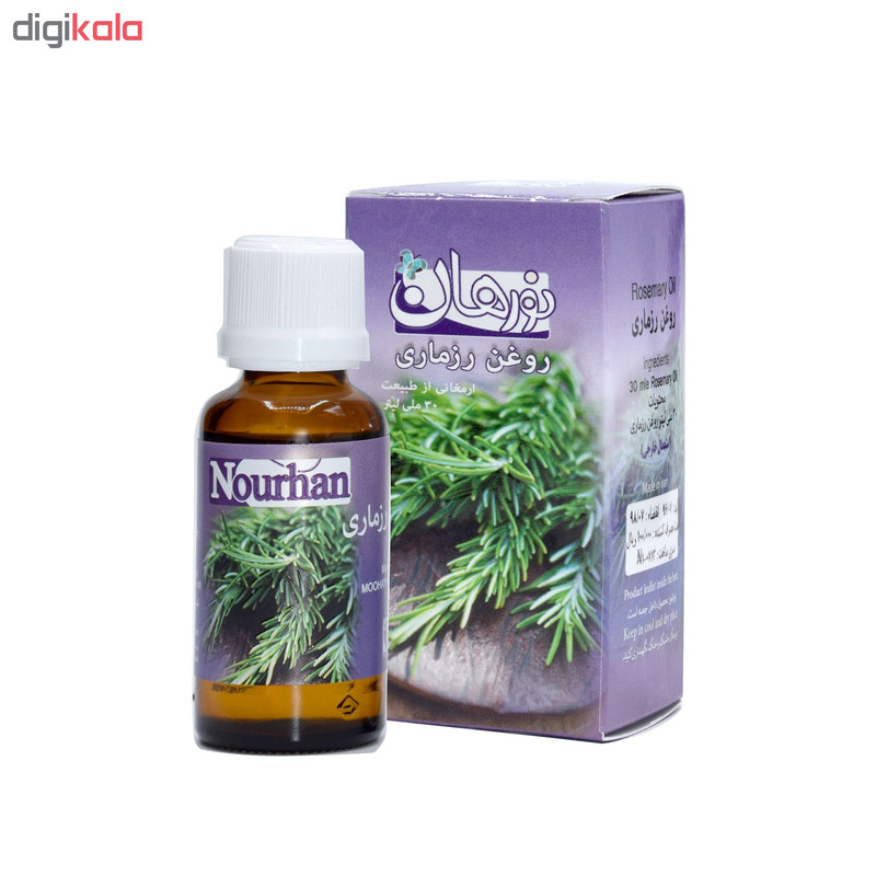 روغن رزماری نورهان مدل N107 حجم 30 میلی لیتر بسته 12 عددی