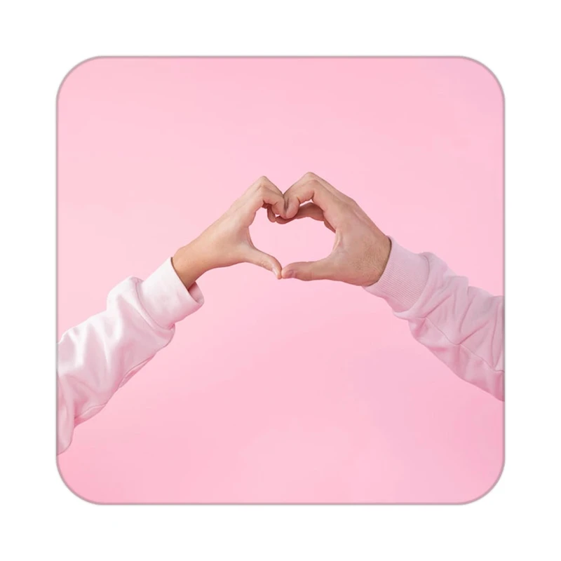 زیر لیوانی کاکتی طرح عاشقانه مدل mp39414