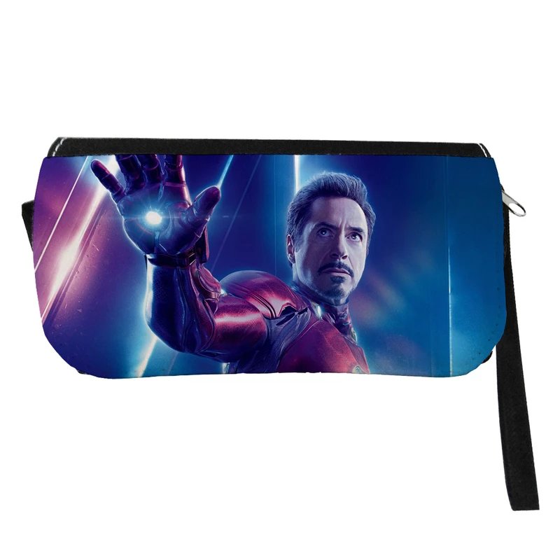 جامدادی مدل دوزیپ طرح مرد آهنی کد NI1228