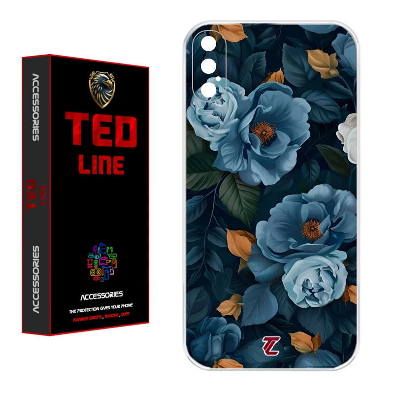 کاور تدلاین طرح گل کد 1227 مناسب برای گوشی موبایل اپل Iphone X / XS