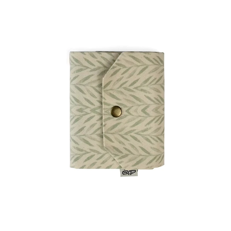 دفتر یادداشت 120 برگ چاپگ مدل پارچه‌ای برگ