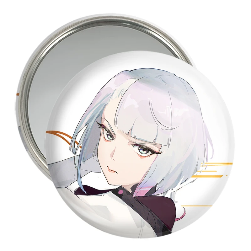 آینه جیبی خندالو مدل لوسی انیمه سایبرپانک کد 23981