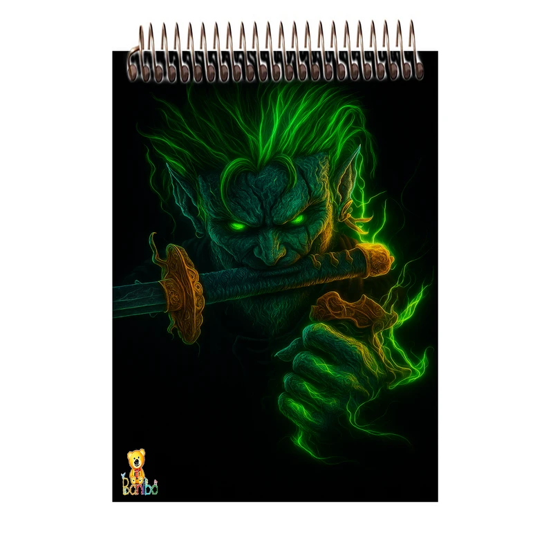 دفتر شطرنجی 100 برگ بانیبو مدل  جنگجو کد 1150