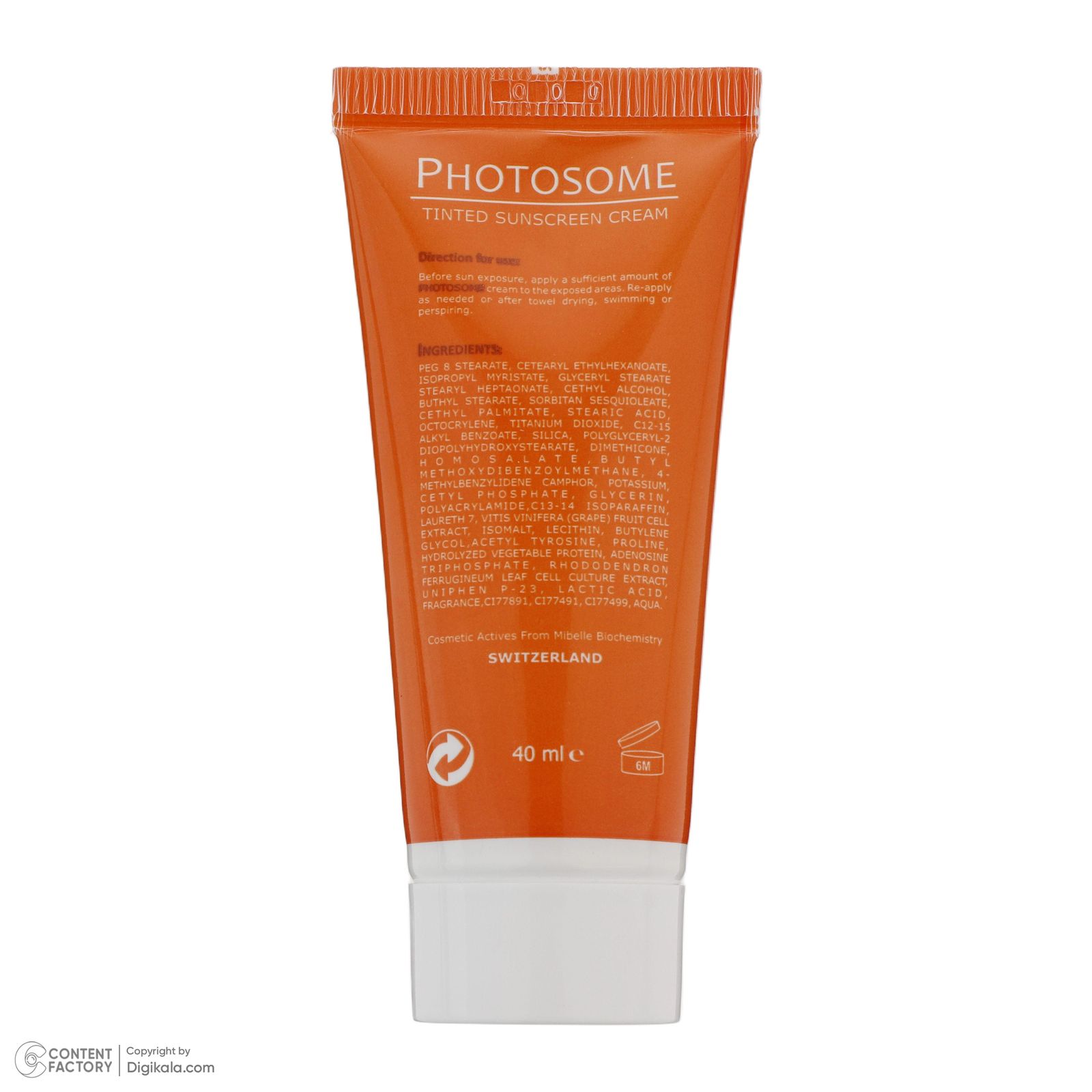کرم ضد آفتاب رنگی فیس دوکس، SPF 50، مدل فتوزوم، مناسب انواع پوست با تنالیته روشن و حجم 40 میلی‌لیتر، غیر کومدون‌زا، ضد آب، محافظت‌کننده در برابر اشعه‌های UVA و UVB، دارای فرمولاسیون فاقد چربی، با ماندگاری 2 ساعته -  - 7
