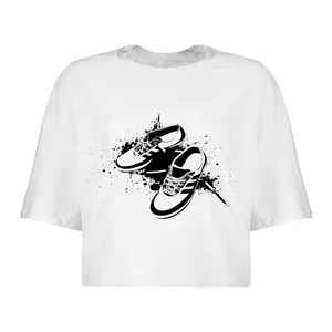 کراپ‌تاپ آستین کوتاه زنانه مدل اسپرت   کد L30 S