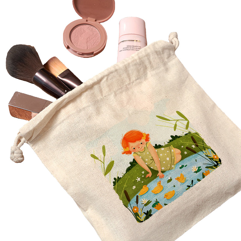 کیسه نان و سبزی ترمه طراحان ایده مدل دخترک و برکه کد cfp1057 - S