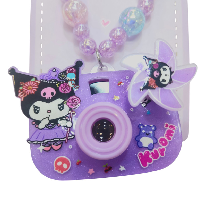 نیم ست دخترانه مدل دوربین عکاسی کرومی