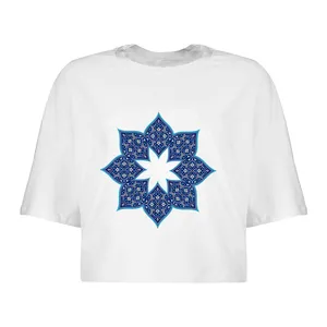 کراپ‌تاپ آستین کوتاه زنانه مدل سنتی   کد L28 S