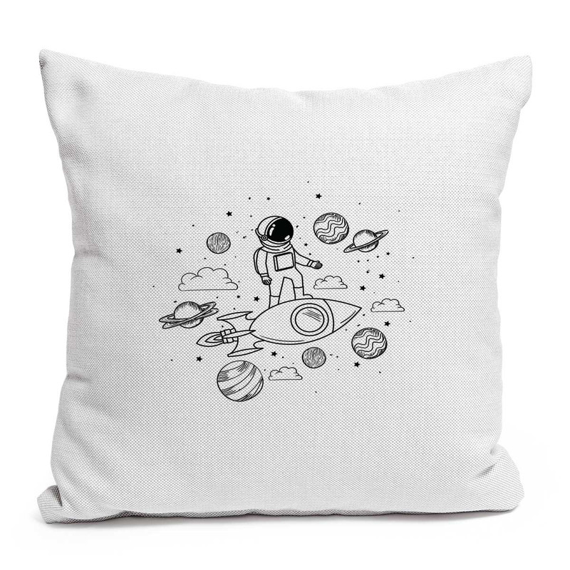 کاور کوسن کارنیلا طرح فضانورد سوار بر موشک کد knc334