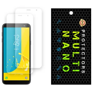 Multi Nano X-S2N Model Transparent Screen Protector Suitable For Samsung Galaxy J6 Mobile Phone Pack Of 2