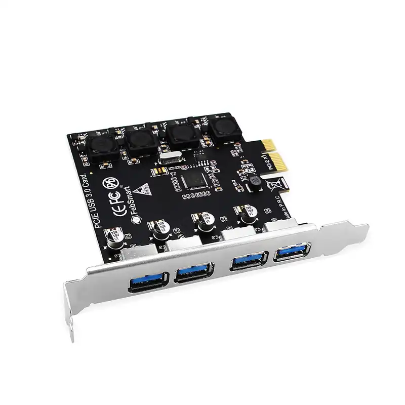 کارت 4 پورت USB 3.0 به pci-e مدل febsmart