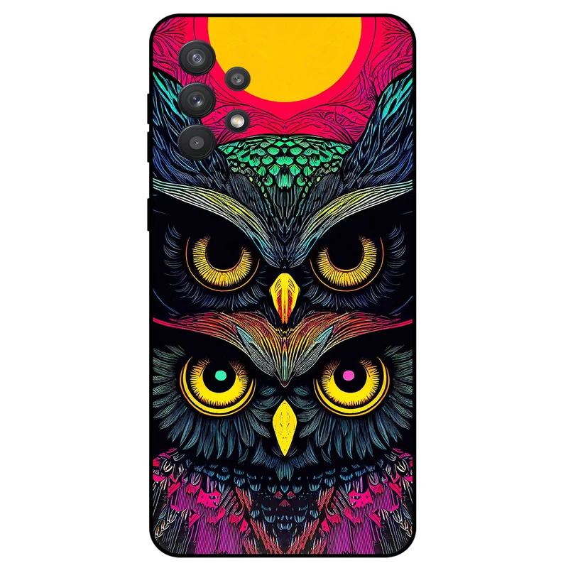 کاور مگافون طرح جغد مدل 1904 مناسب برای گوشی موبایل سامسونگ Galaxy A52 4G / A52 5G / A52S   