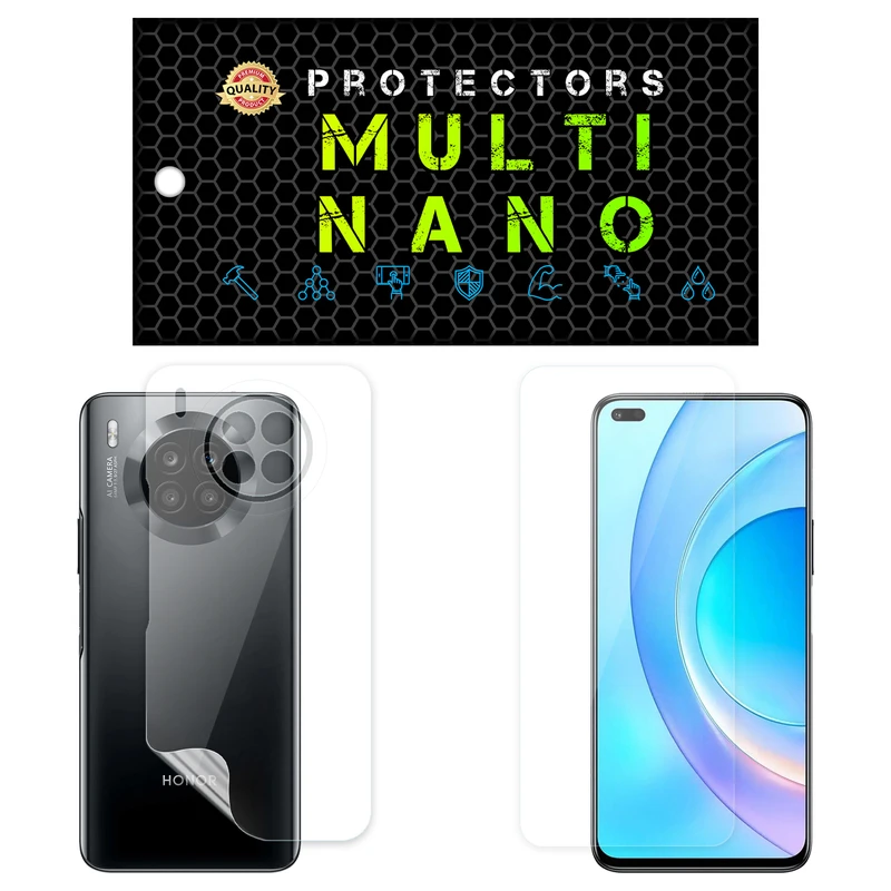  محافظ صفحه نمایش مولتی نانو مدل X-SFT مناسب برای گوشی موبایل آنر 50 Lite به همراه محافظ پشت