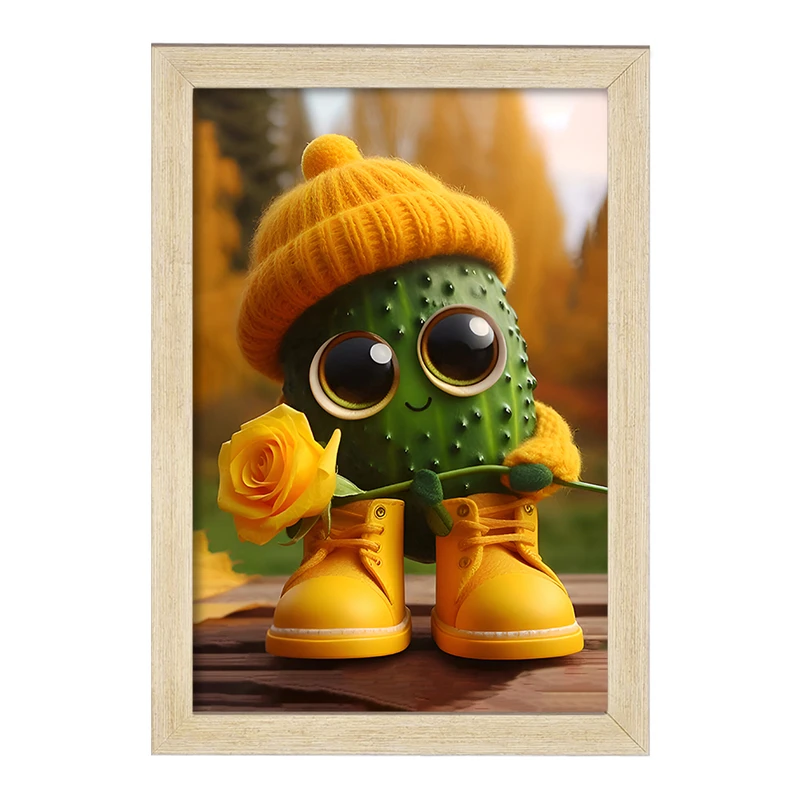 تابلو خندالو مدل خیار بامزه کد F7562