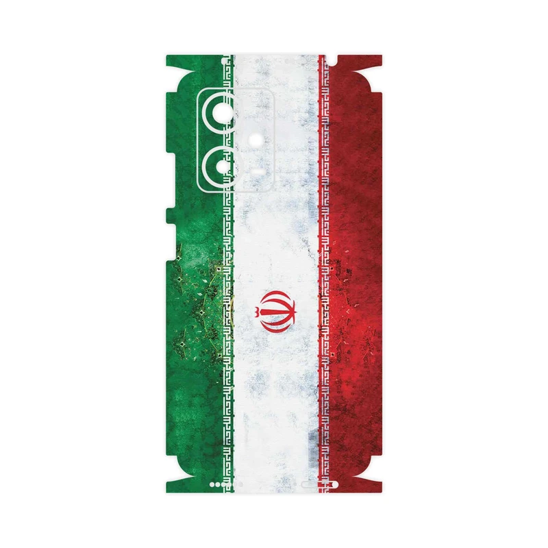 برچسب پوششی ماهوت مدل IRAN_Flag_1-FullSkin مناسب برای گوشی موبایل شیائومی Redmi Note 12 Pro Plus