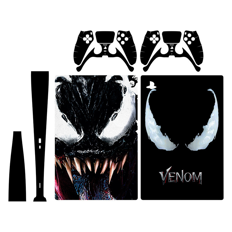  برچسب کنسول بازی پلی استیش 5 دیجیتال توییجین وموییجین مدل venom 1 مجموعه 6 عددی 