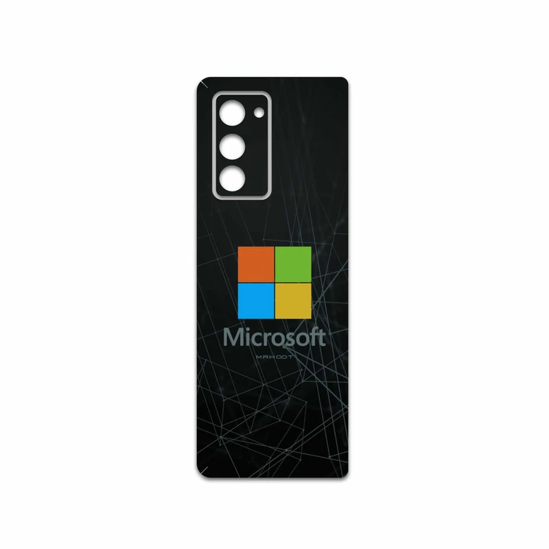 برچسب پوششی ماهوت مدل Microsoft-Logo مناسب برای گوشی موبایل سامسونگ Galaxy Z FOLD 2