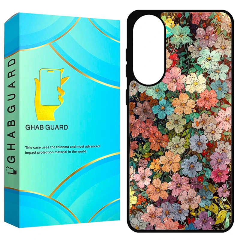 کاور قاب گارد طرح گل گلی مدل S25EG مناسب برای گوشی موبایل سامسونگ Galaxy S25 Edge