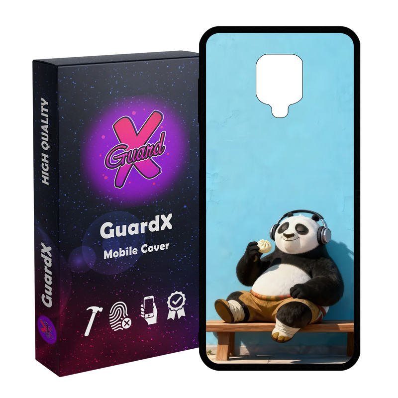 کاور گارد ایکس طرح پاندای کنگفو کار مدل 11157 مناسب برای گوشی موبایل شیائومی Redmi Note9 Pro/Note 9 Pro Max/Redmi Note 9S/MI Poco M2 Pro
