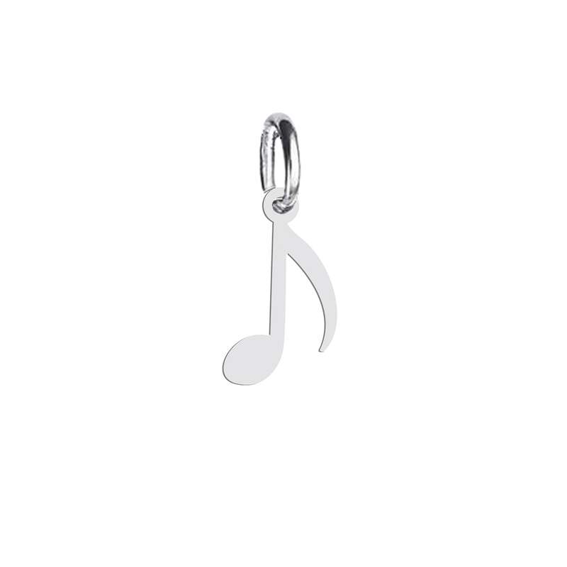 آویز گردنبند نقره هایکا طرح نت موسیقی مدل n.ha 103