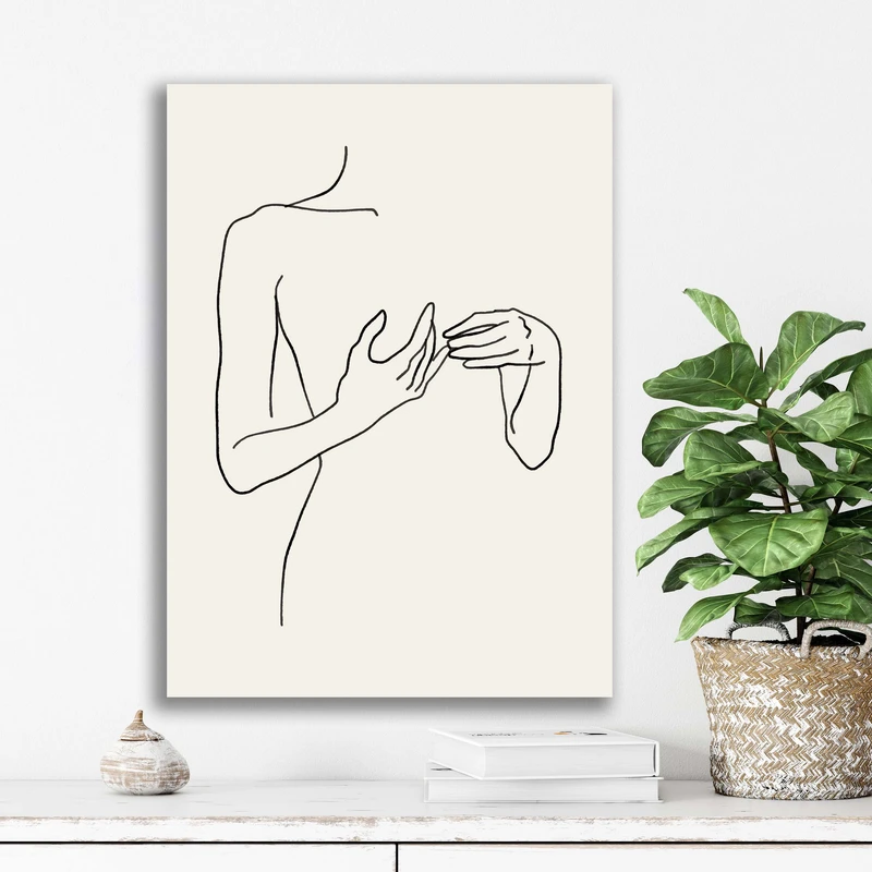 تابلو شاسی آتریسا مدل لاین ارت مینیمالAbstract Line