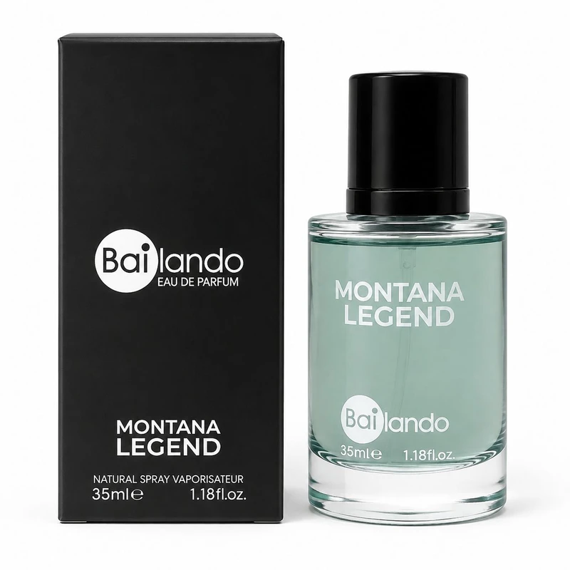 عطر جیبی مردانه بایلندو مدل Montana Legend با رایحه خنک و معطر حجم 35 میلی لیتر